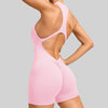 Women’s Sleeveless Short Sports Jumpsuit