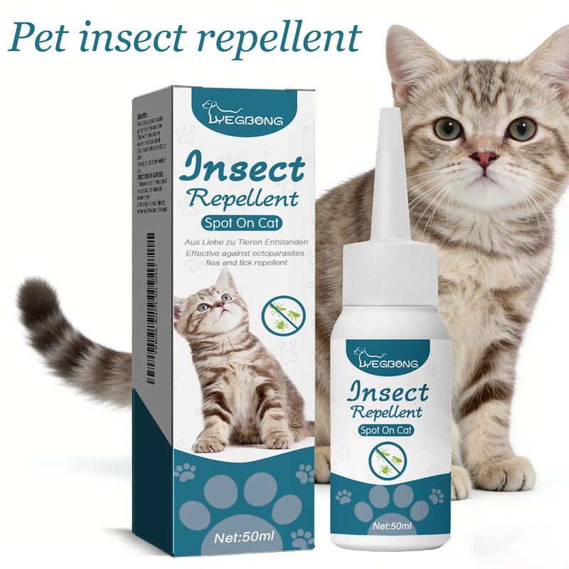 50ML Pet Flea & Tick Drops for Dogs & Cats – Pet Care Solution
