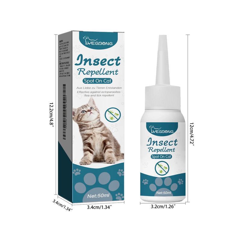 50ML Pet Flea & Tick Drops for Dogs & Cats – Pet Care Solution