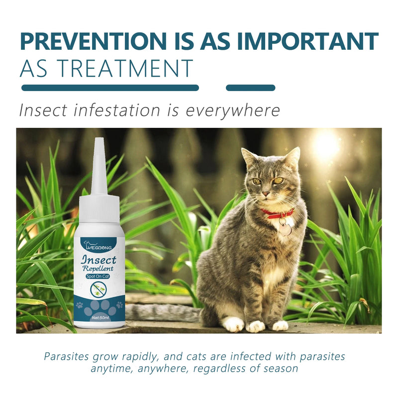 50ML Pet Flea & Tick Drops for Dogs & Cats – Pet Care Solution