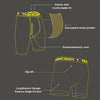 Men's One Leg Compression Leggings – Base Layer Cropped Sports Tights for Running & Basketball