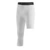 Men's One Leg Compression Leggings – Base Layer Cropped Sports Tights for Running & Basketball