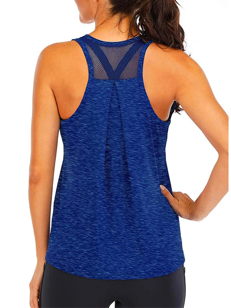 Women’s Yoga Sleeveless Fitness Shirt