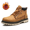 Men's Warm Winter Ankle Boots – Waterproof Outdoor Sneakers with Cozy Lining