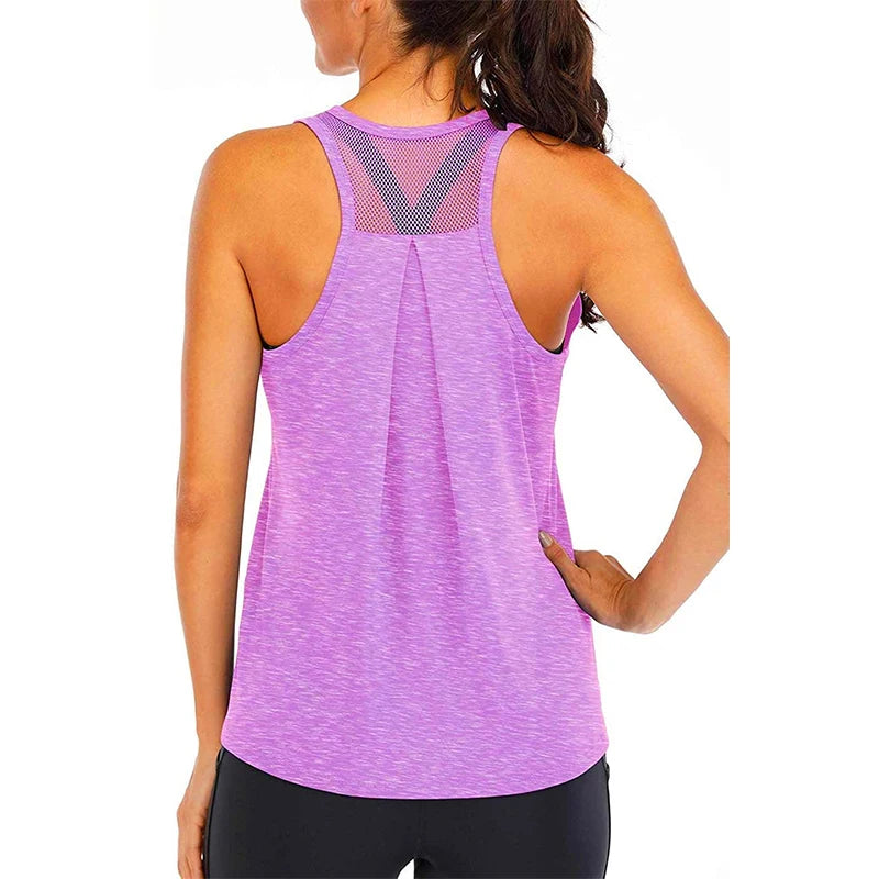 Women’s Yoga Sleeveless Fitness Shirt