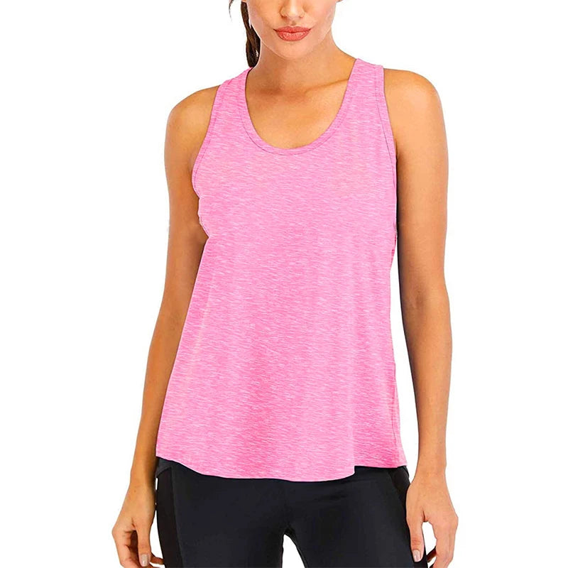 Women’s Yoga Sleeveless Fitness Shirt