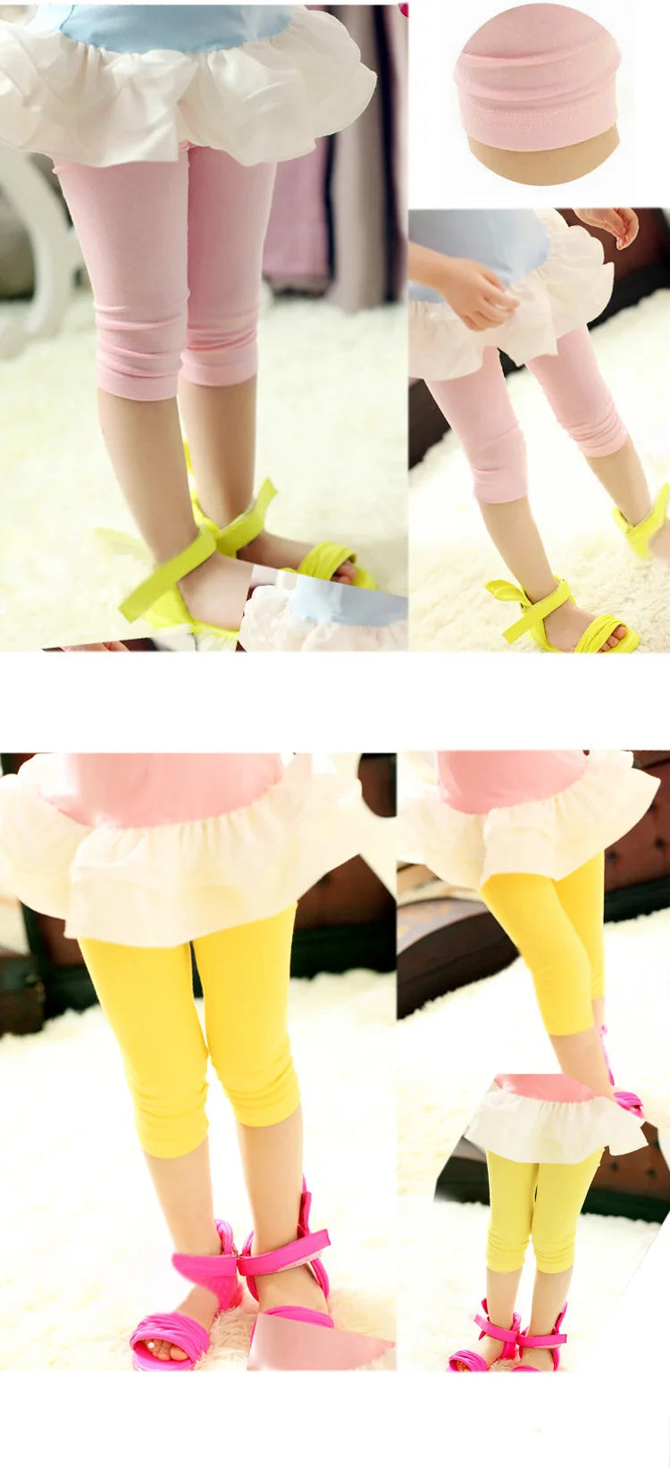 Girls’ Cotton Modal Leggings