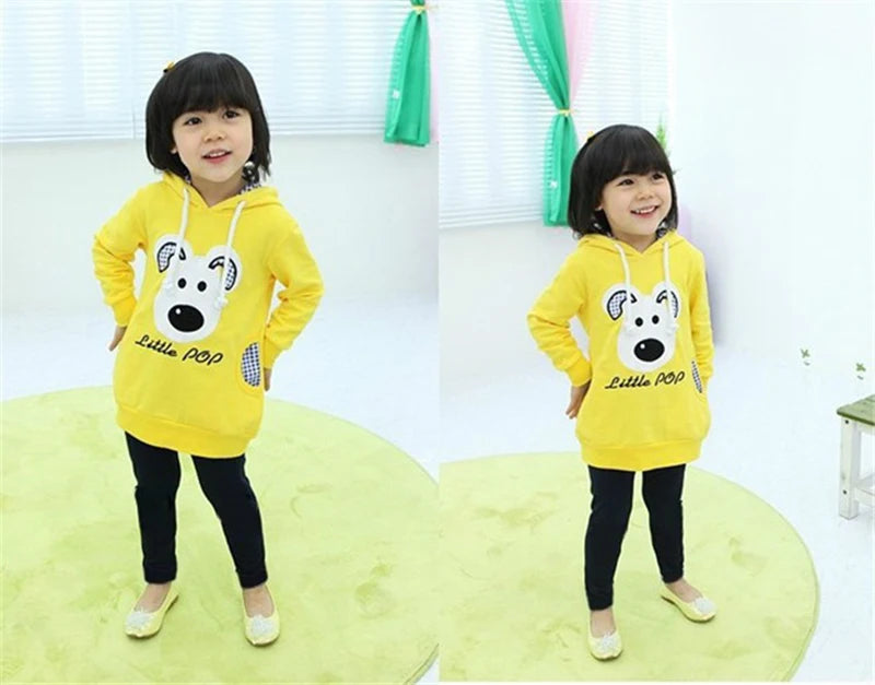 Girls Warm Velvet Leggings – Autumn/Winter Candy Colors (Sizes 3–9yrs.)