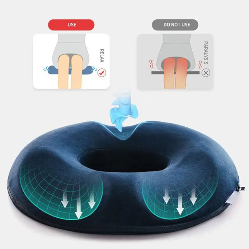 1PCS Donut Pillow Hemorrhoid Seat Cushion