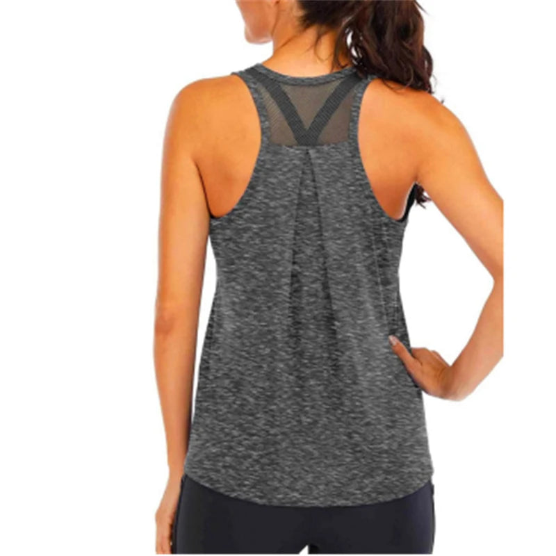 Women’s Yoga Sleeveless Fitness Shirt