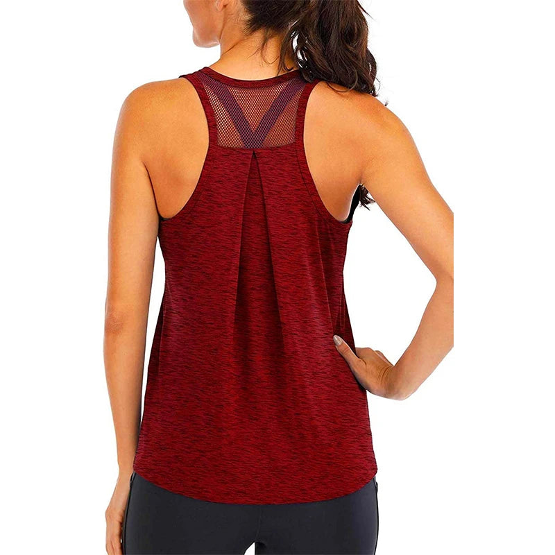 Women’s Yoga Sleeveless Fitness Shirt