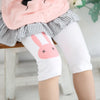 Girls Summer Cotton Leggings – Knee-Length Candy Color Capris