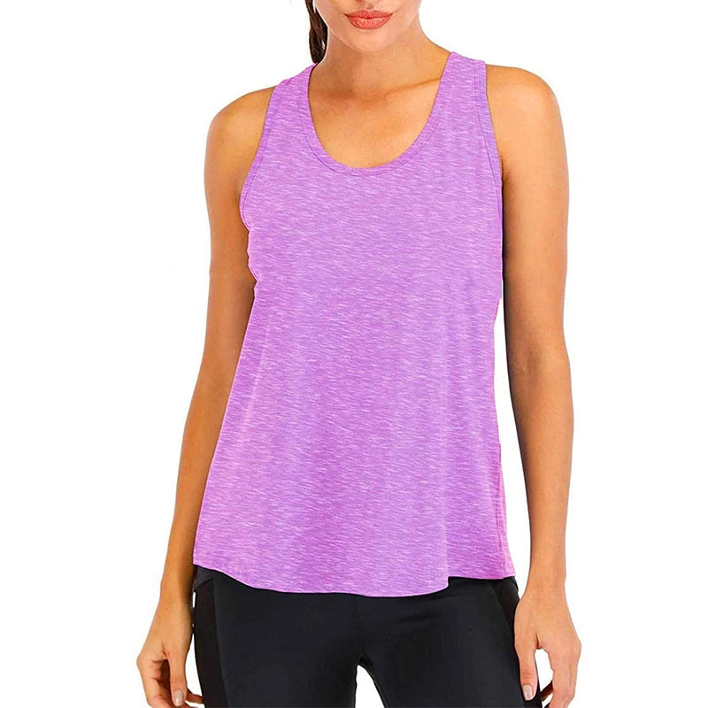 Women’s Yoga Sleeveless Fitness Shirt