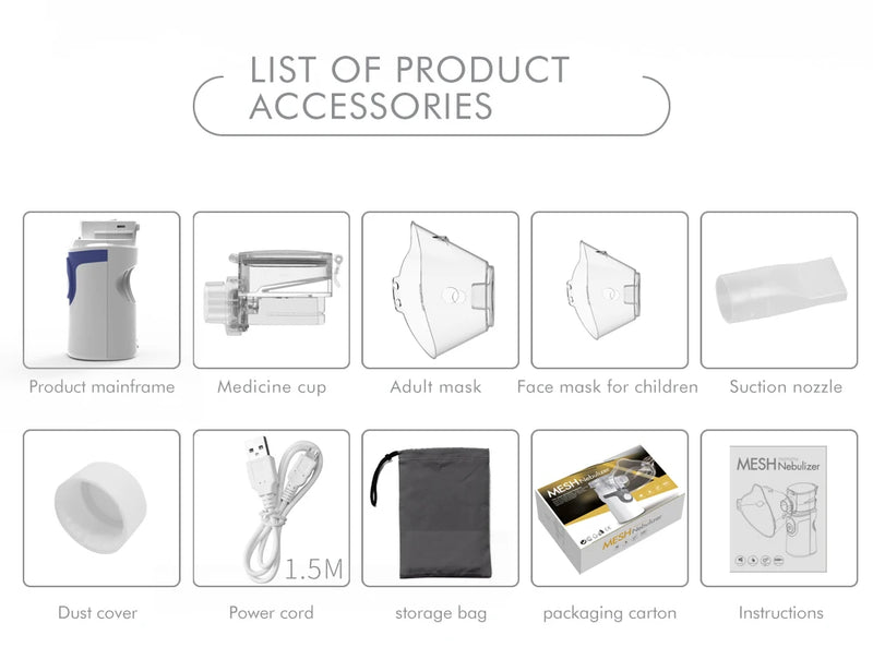 KIUZOU Medical Portable Nebulizer