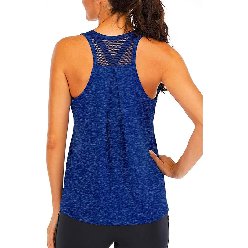 Women’s Yoga Sleeveless Fitness Shirt