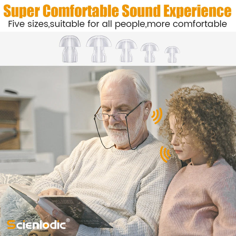 Rechargeable ITE Ear Hearing Aid for the Elderly