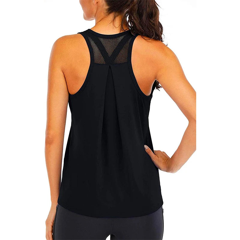 Women’s Yoga Sleeveless Fitness Shirt