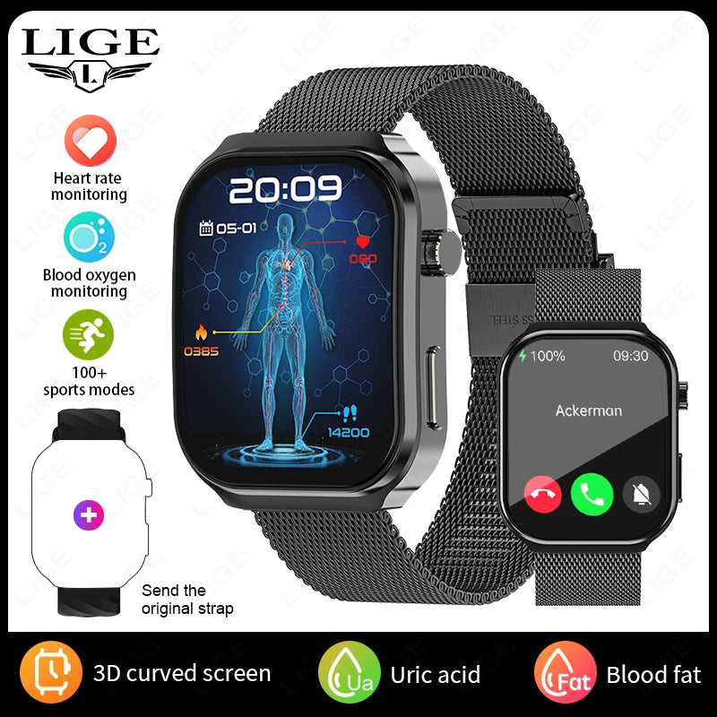 LIGE AI Health Smart Watch