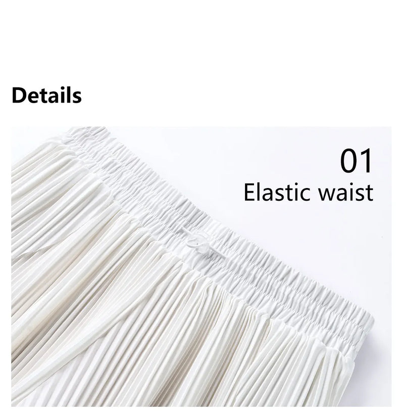 Fitness Fake Two-Piece Pleated Skirt Pants