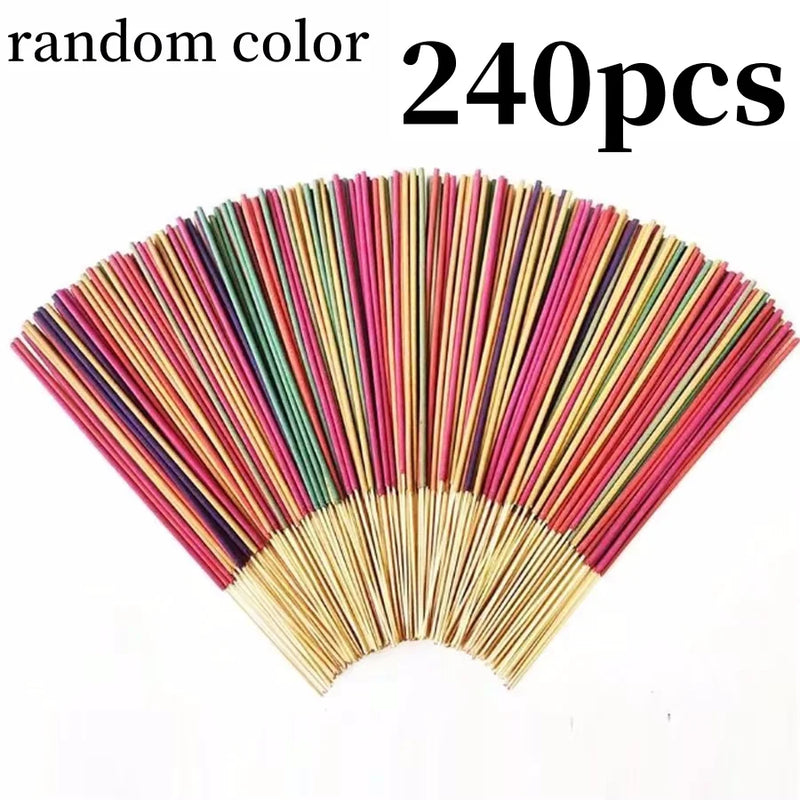 30-240pc Aromatherapy Incense Sticks with 7 Natural Fragrances