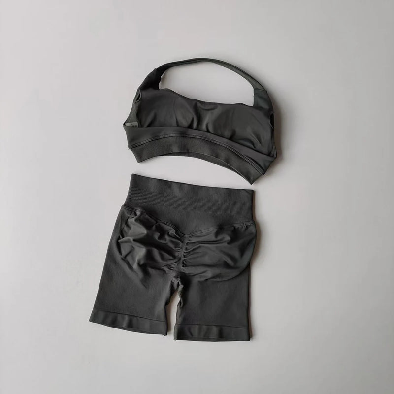 2-Piece Seamless Yoga Suit for Women