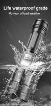 KDULIT High Power Rechargeable LED Flashlight: