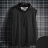 Men’s Lace-Up Hooded Sleeveless Vest – Hip-Hop Sports Tank Top