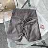 Solid Color High Waist Seamless Butt Lift Yoga Shorts
