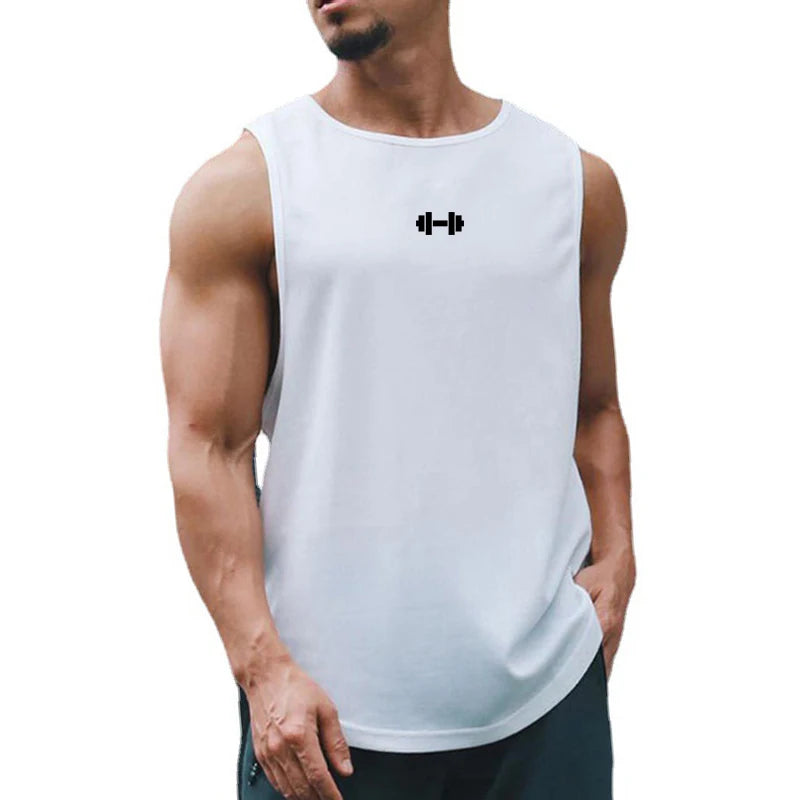 Men’s Quick-Dry Printed Gym Vest
