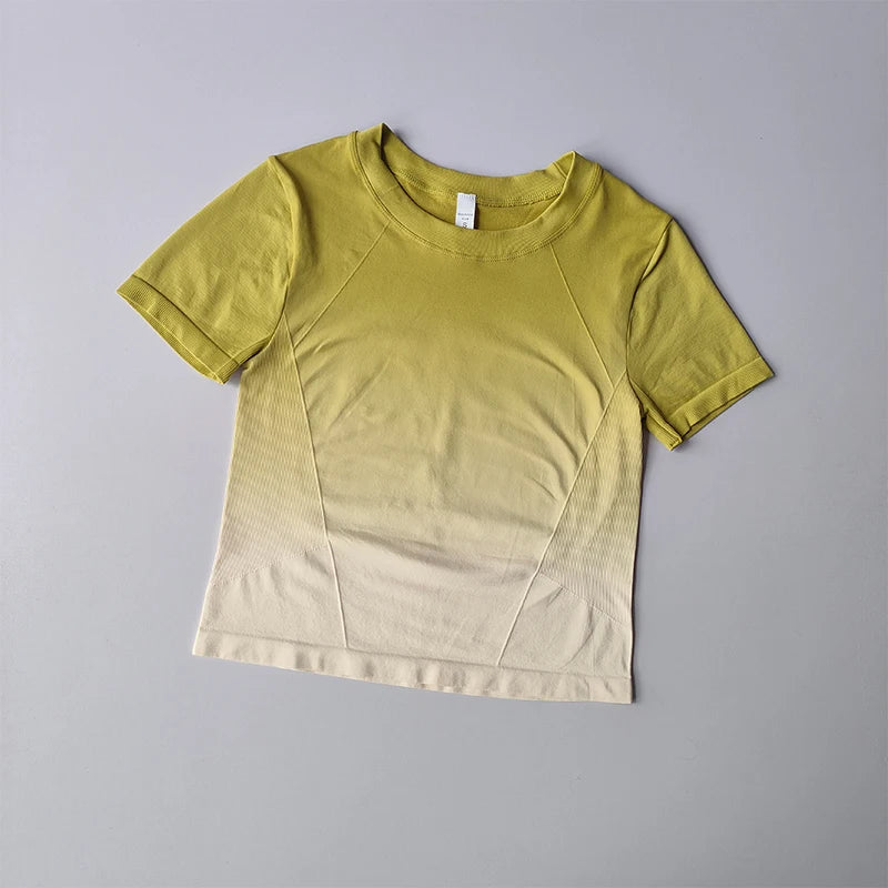 Women's Elastic Quick Drying Sports  T-Shirt