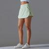 Outdoor Sports High Waist Yoga Tennis Skirt – Breathable Athletic Fitness Skort for Women