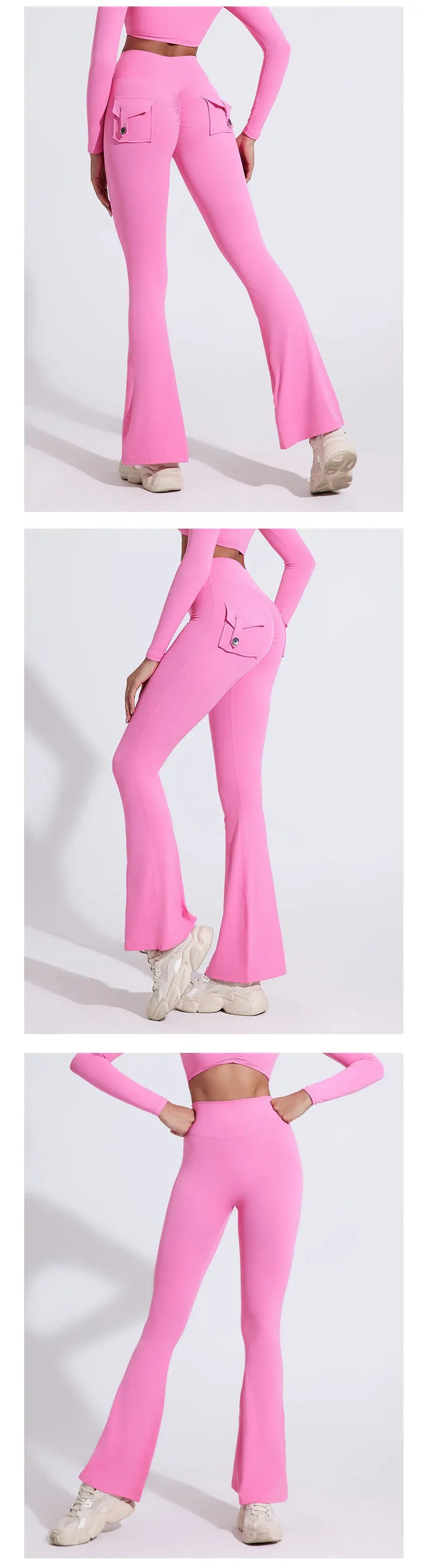 QINACTIVE Women’s Flared Fitness Pants