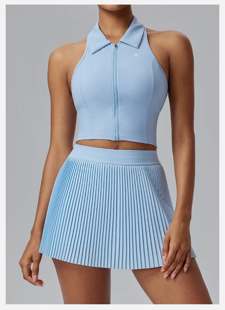 Women’s Organ Pleated Tennis Skirt