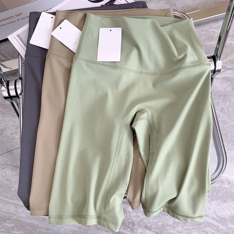 Summer Elastic Breathable Quick-Dry Yoga Shorts