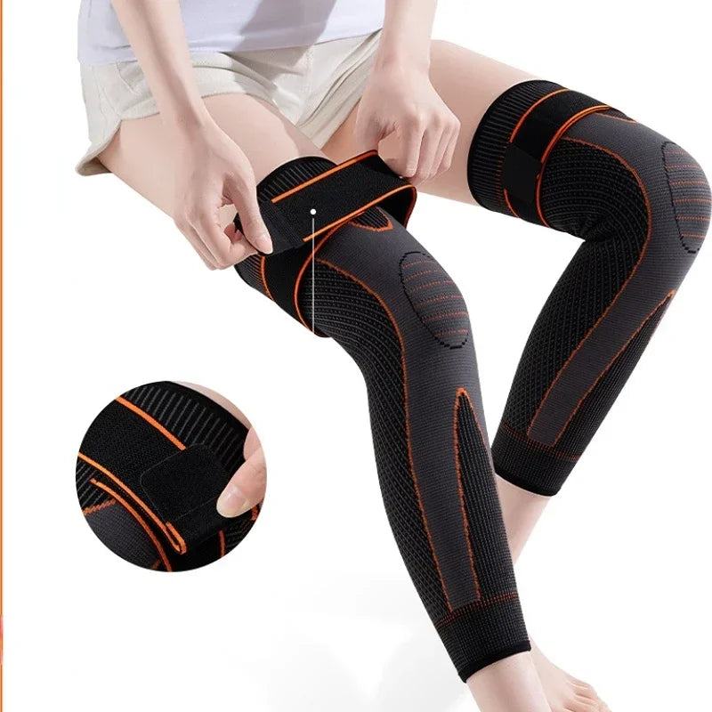 Self-Heating Knee Brace with Mugwort Warmth – Long Knee Support