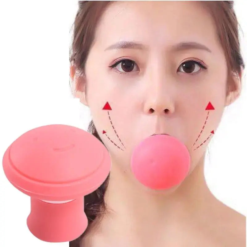 Silicone Jawline Exerciser Lifting Firming Face Double Chin Remover Ball