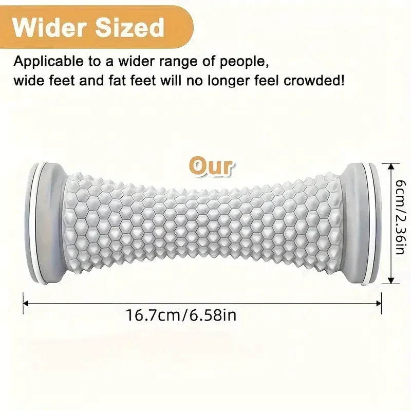 1pc Plastic Yoga Muscle Massage Roller Foot Training Device