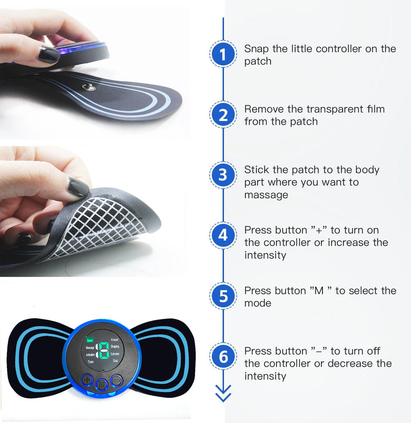 Replacement Gel Patches for Mini Neck Intelligent Massager