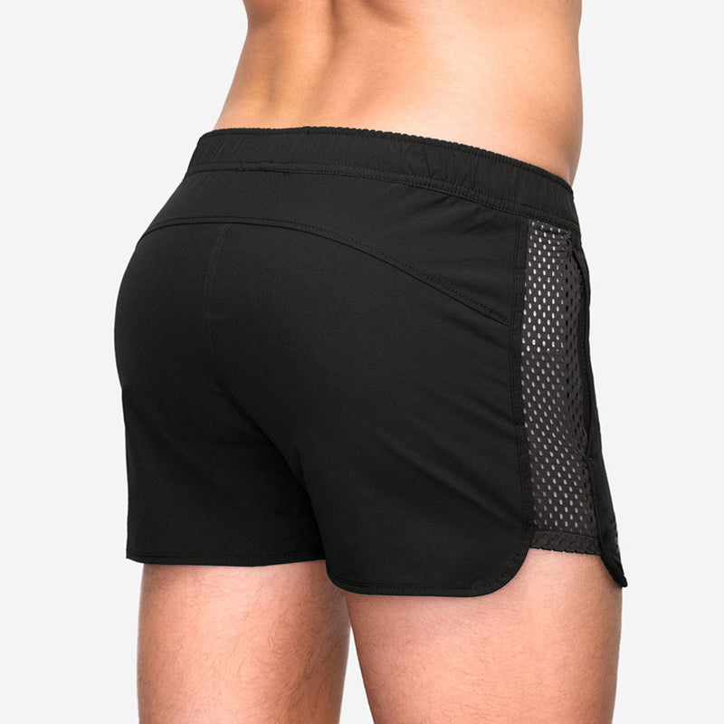 Men’s Quick-Dry Mesh Running & Training Shorts with Pockets