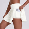Summer Women’s Tennis Pleated Skirt with Inner Shorts