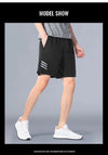 SONECHOKI Men’s Striped Running & Sports Shorts