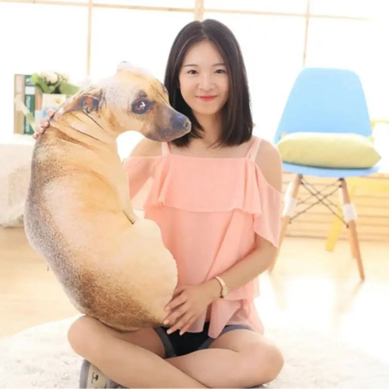 Soft Lifelike Animal Throw Pillow