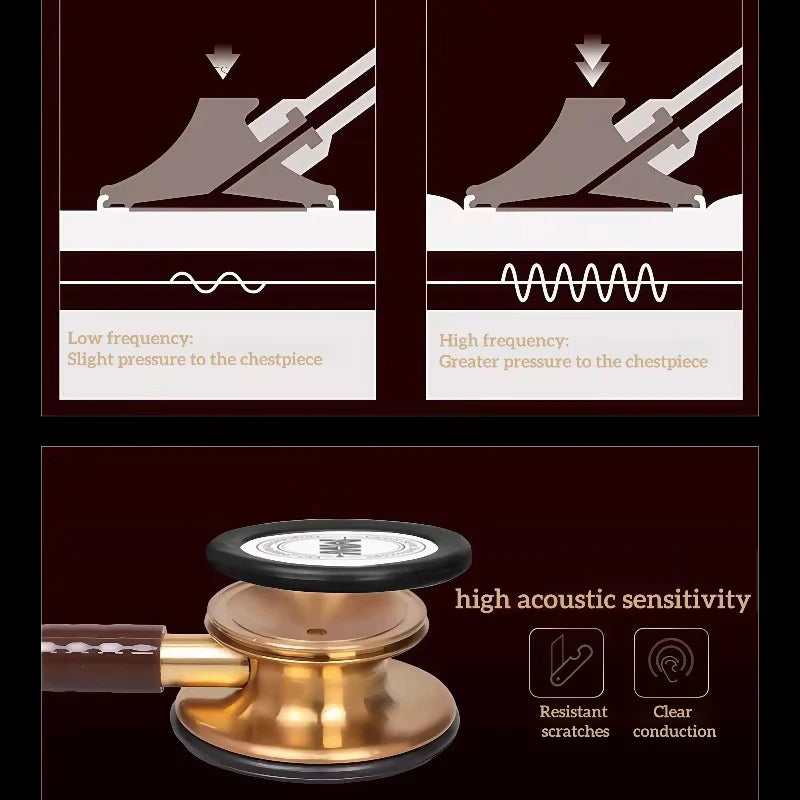 Medical Double-Sided Professional Stethoscope