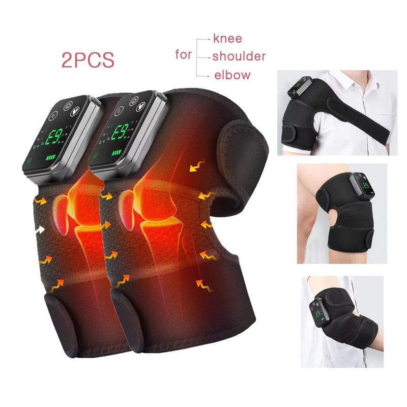 Rechargeable Electric Heated Knee and Elbow Massager with Vibration