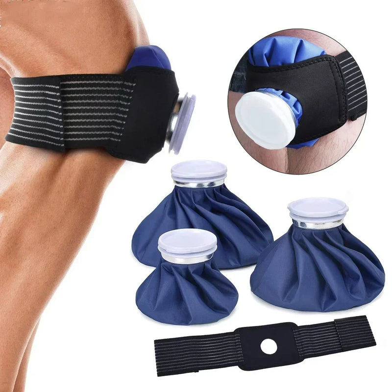 Reusable Ice Bag Bandage Wrap – Hot & Cold Compress for Knee, Ankle, Arm & Shoulder
