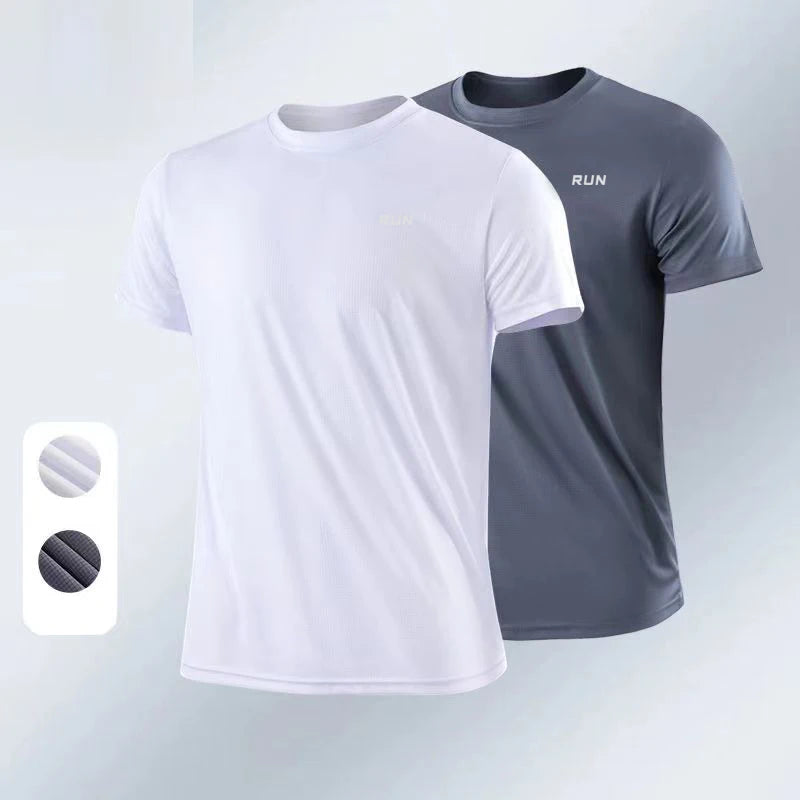 Men’s Bodybuilding Top – Short Sleeve Gym Fitness T-Shirt