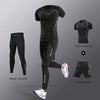 Men’s Quick-Dry Ice Fiber Sportswear Set – 3–7 Piece Running Tracksuit for Gym, Cycling & Training
