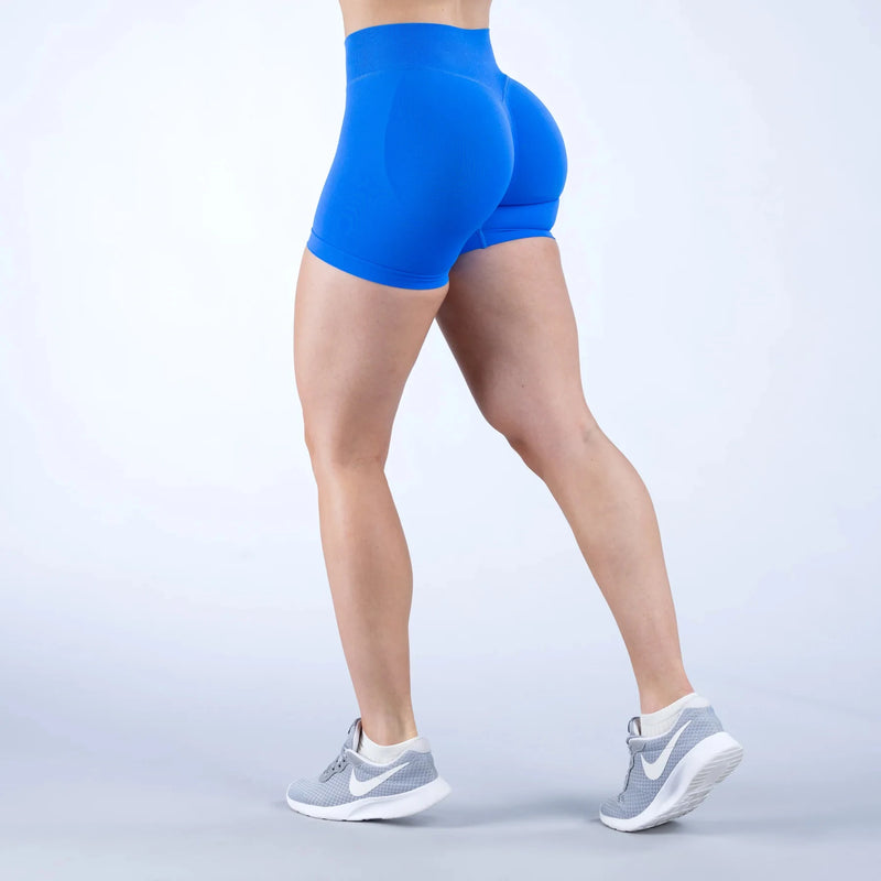 ARFTE Butt-Lifting Low Ribbed Elastic Band  Seamless Yoga-Biker Shorts