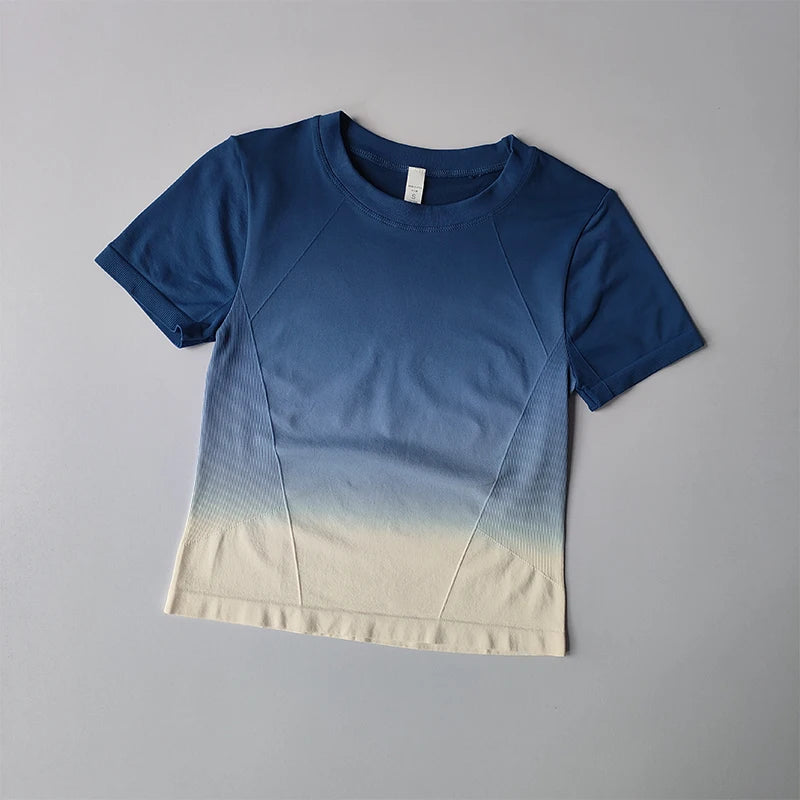 Women's Elastic Quick Drying Sports  T-Shirt