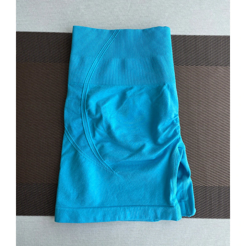 TKITK Women's High Waist Seamless Tight Shorts